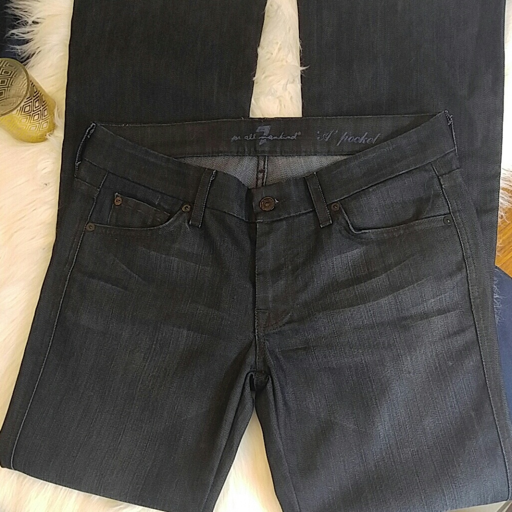 7 For All Mankind dark wash jeans size 29